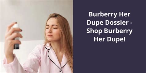 my burberry black dupe|dossier burberry her dupe.